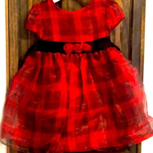 marmellata | Dresses | Plaid Buffalo Check Holiday Dress Size 24 Mos |  Poshmark